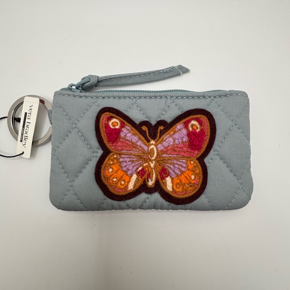 Vera Bradley Quilted Butterfly Wristlet - - Picture 3 of 5